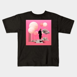 Pink Collage Kids T-Shirt